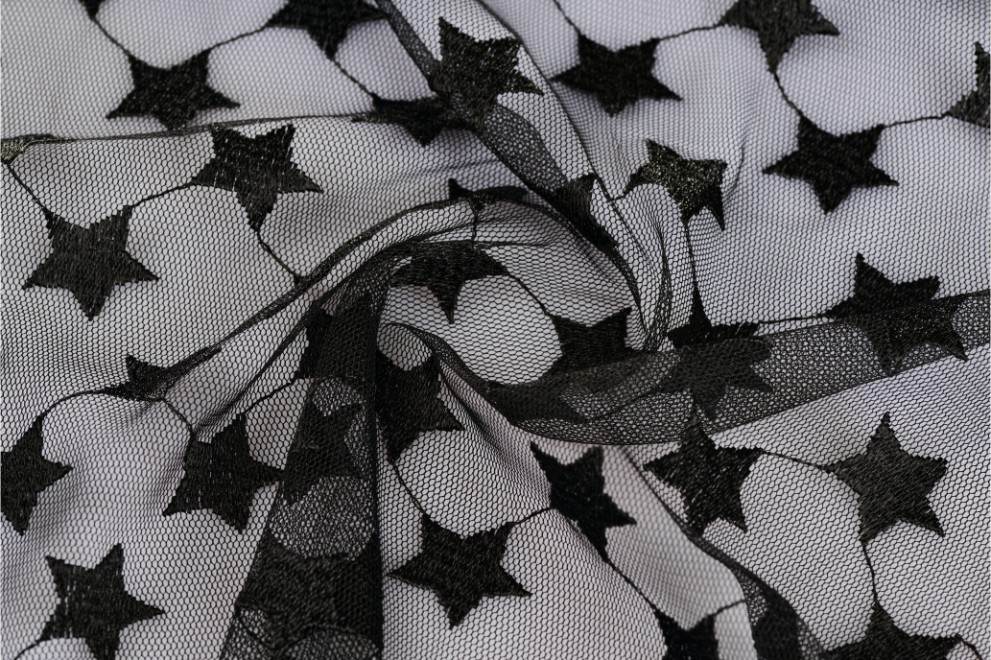 Star Tulle Broidery